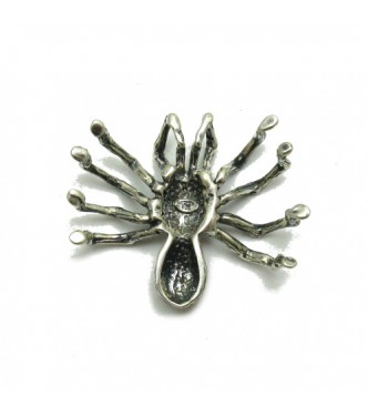 PE001263 Sterling silver pendant solid big Spider 925 Empress jewellery